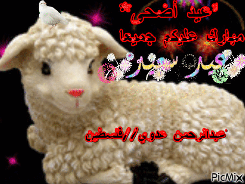 عيد اضحى مبارك - Δωρεάν κινούμενο GIF