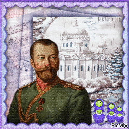 Nicolas II. - Gratis animerad GIF