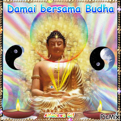 Buddha with me - Darmowy animowany GIF