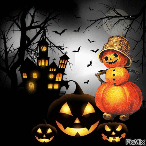 Halloween, Graphic Fail test - GIF animé gratuit