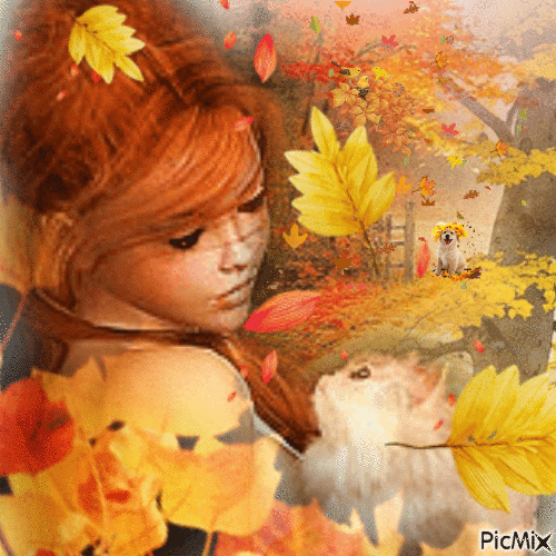Sweet autumn - GIF animado grátis