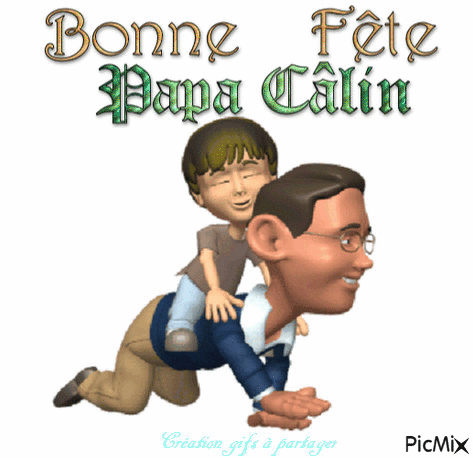 Bonne fête papa - Ücretsiz animasyonlu GIF