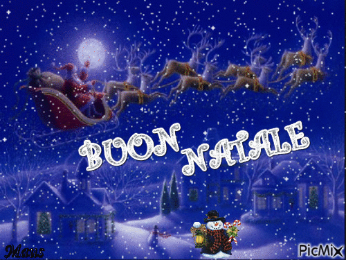 Buon Natale - Darmowy animowany GIF