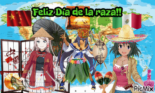 Feliz Dia de la Raza! - Bezmaksas animēts GIF