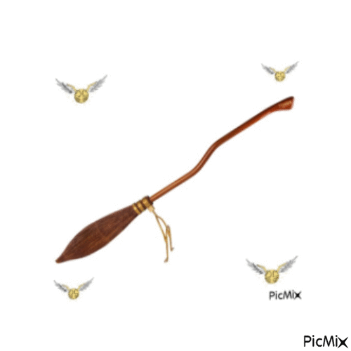 bucking firebolt broom - Nemokamas animacinis gif