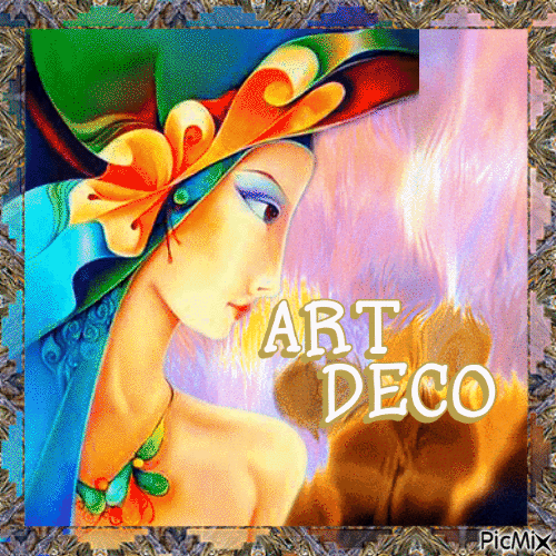Art déco - Бесплатный анимированный гифка