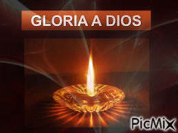 Gloria a Dios - GIF animado gratis