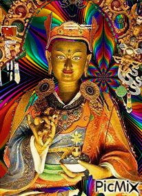 Homage to Guru Padmasambhava - Gratis animeret GIF