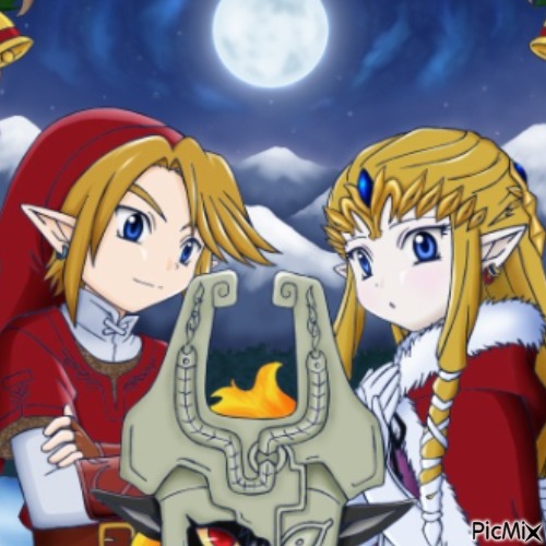 Zelda vous souhaite un joyeux Noël - png ฟรี