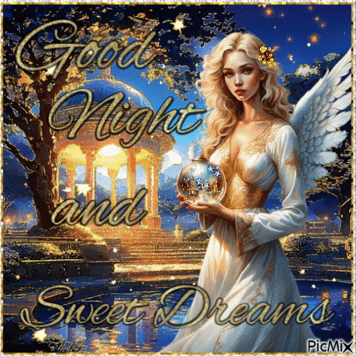 Good Night & Sweet Dreams - Ingyenes animált GIF