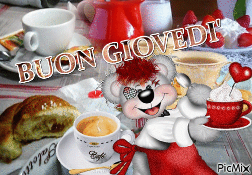 BUON GIOVEDI' - Animovaný GIF zadarmo