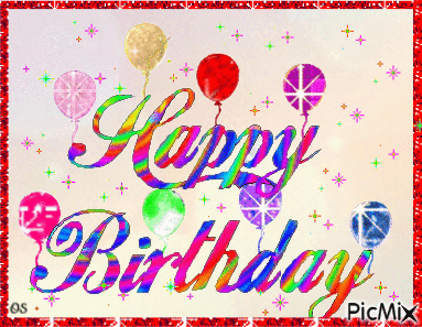 Happy Birthday - Бесплатни анимирани ГИФ