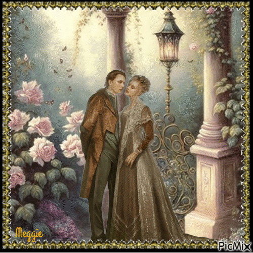 vintage romance - Ingyenes animált GIF