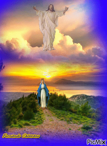 JESUS E MARIA - Zdarma animovaný GIF