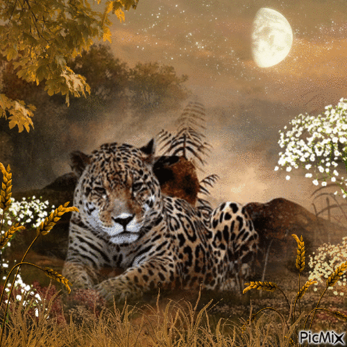 Leopard - Безплатен анимиран GIF