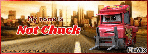 [My name is Not Chuck - Banner] - GIF animado gratis