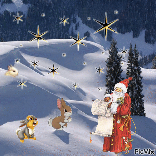 Yes Santa, it's what we want - GIF animé gratuit