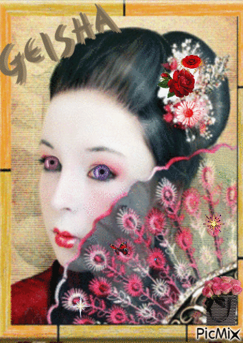 Geisha - 無料のアニメーション GIF