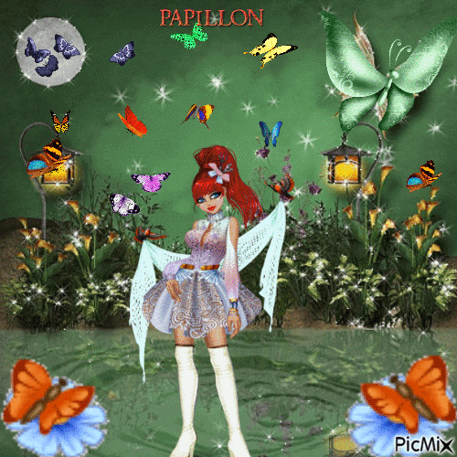 papillonne - Darmowy animowany GIF