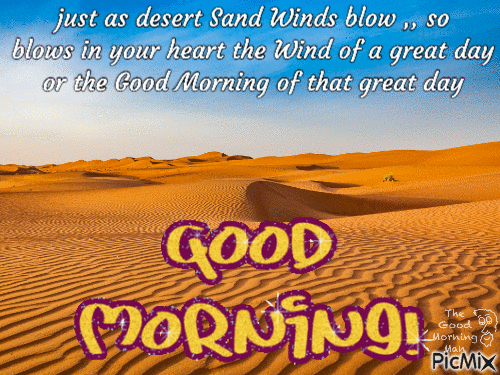 desert Sand Winds blow - Free animated GIF
