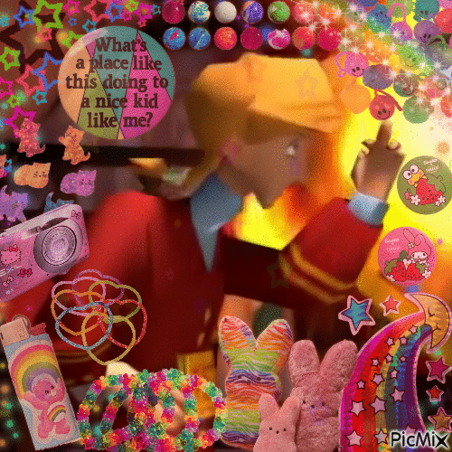 hitting guybrush with the bedazzle canon becasue it's funny - 免费动画 GIF