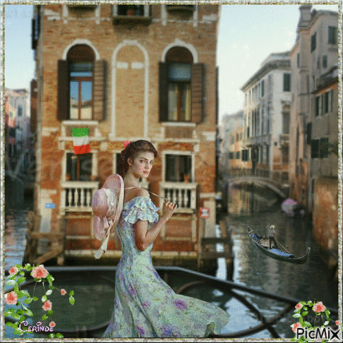 Voyage a Venise - Gratis animerad GIF