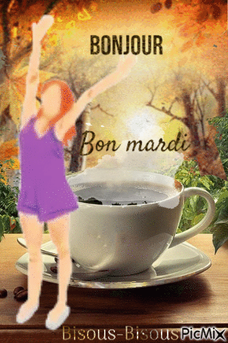 Bonjour - Ingyenes animált GIF