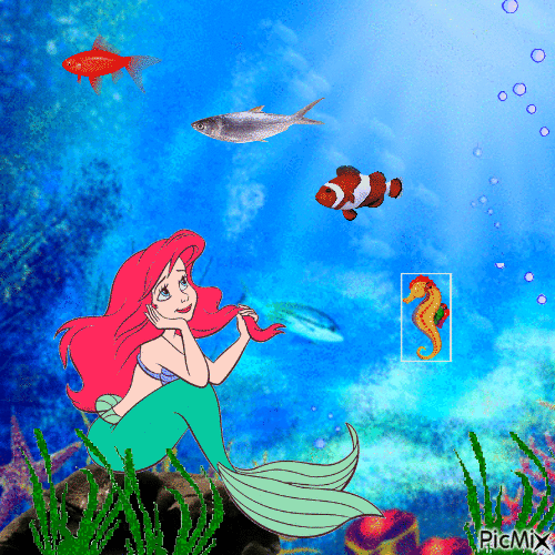 Ariel (my 2,380th PicMix) - Free animated GIF