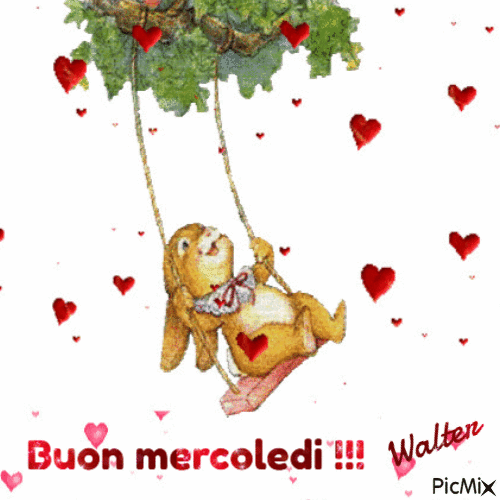 buon mercoledi - Бесплатный анимированный гифка