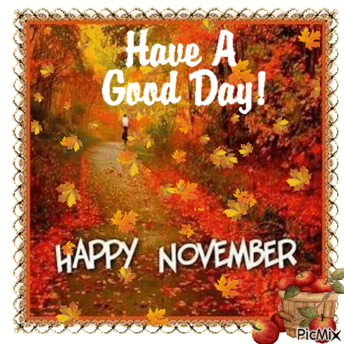 Happy November - Gratis geanimeerde GIF