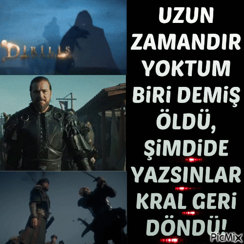 ŞiMDiDE YAZSINLAR KRAL GERi DÖNDÜ!﻿ - 免费动画 GIF