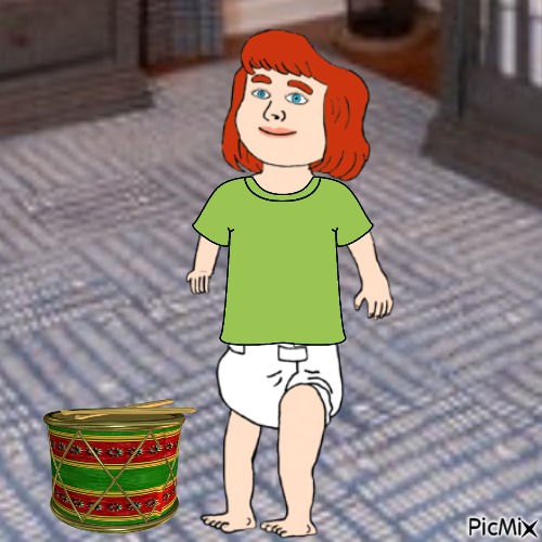 Baby and drum - δωρεάν png