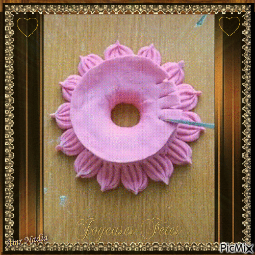 Rose avec pâte d'amande - Δωρεάν κινούμενο GIF