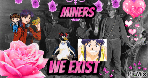 Miners (minors) Exist! - Бесплатный анимированный гифка