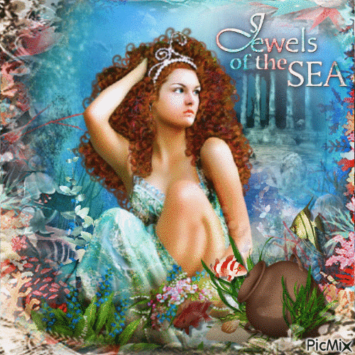 beauty fantasy  sea - Бесплатный анимированный гифка