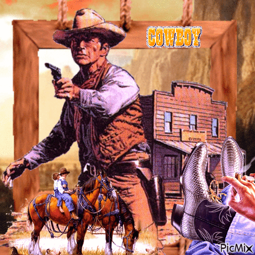 Cowboy - Безплатен анимиран GIF