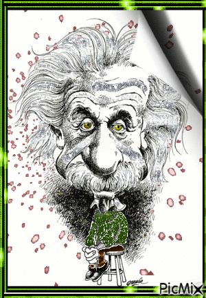 Albert Einstein - Nemokamas animacinis gif