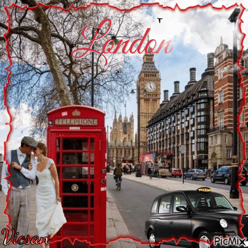 Londres - Ilmainen animoitu GIF
