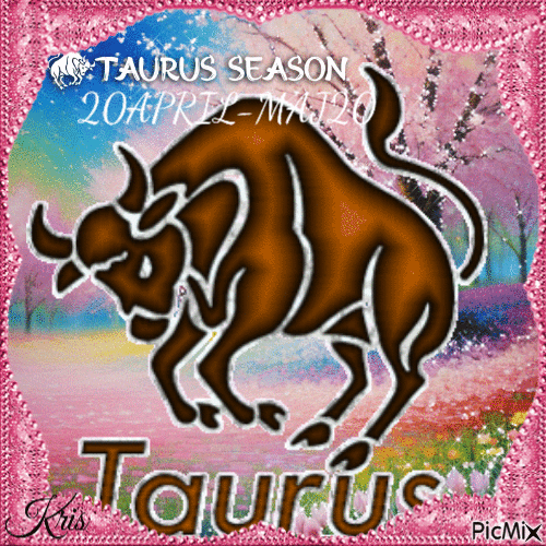 Taurus Season - GIF animado gratis