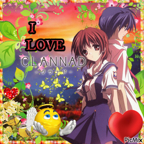 clannad is so good fr - Gratis animerad GIF