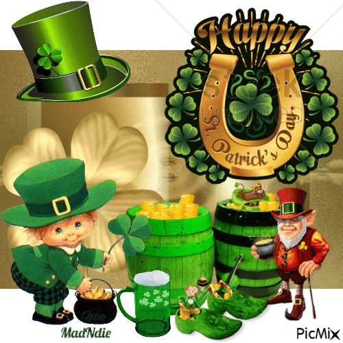St-Patrick Day - GIF animado grátis