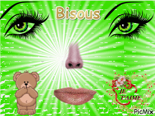 Bisous - Darmowy animowany GIF