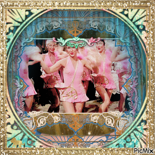 Art déco dancer - Free animated GIF