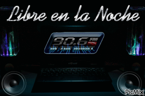 Libre en la Noche 90.6 - 無料のアニメーション GIF