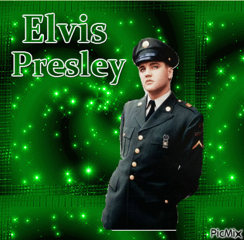 Elvis Presley - GIF animado grátis