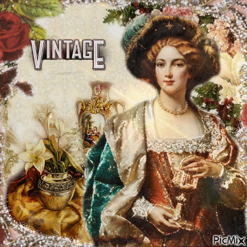 Viktorianische Frau - Besplatni animirani GIF