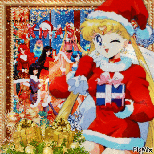 Sailor Moon - Weihnachten - 免费动画 GIF