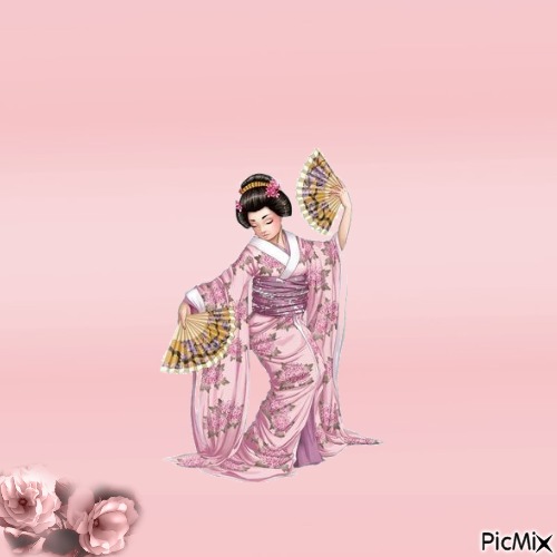 Geisha - nemokama png