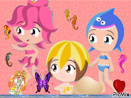 Polvina, Ester and Tubarina - GIF animado gratis