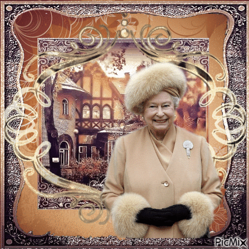 Elizabeth II, Reine d'Angleterre - Bezmaksas animēts GIF